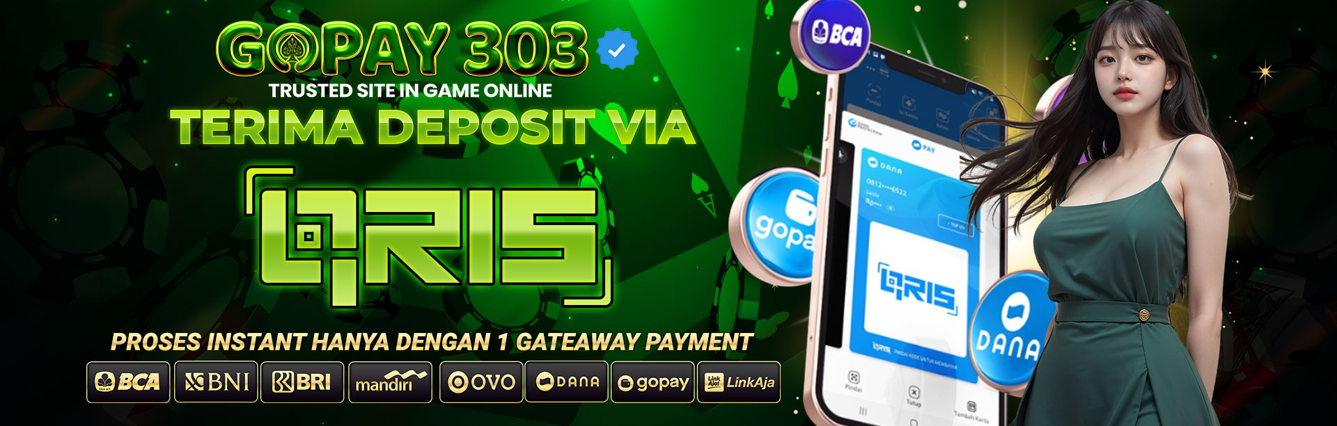 DEPOSIT QRIS GOPAY303