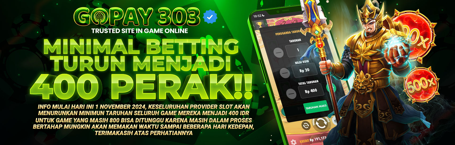 INFORMASI BETTING GOPAY303