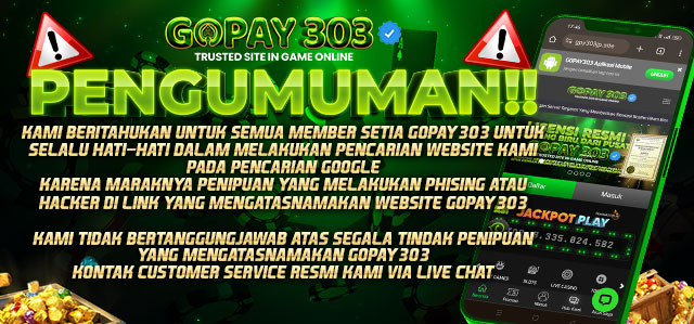 HATI HATI PENIPUAN MENGATASNAMAKAN GOPAY303