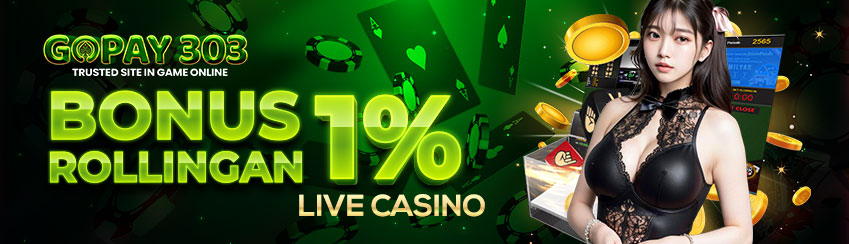 BONUS ROLLINGAN CASINO 1% SETIAP HARI